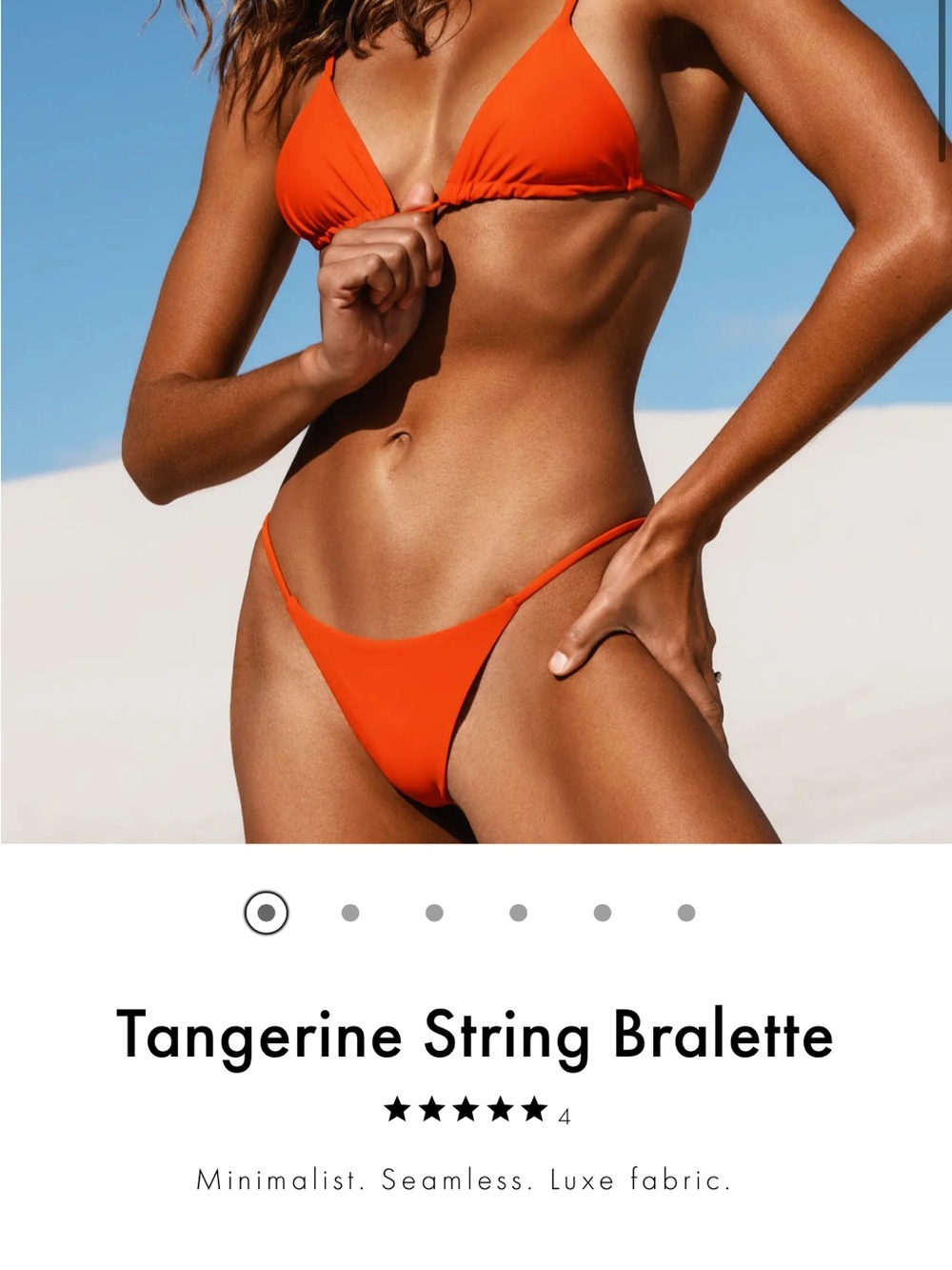 ARK SWIMWEAR Tangerine Bikini - Picture 2 of 12